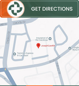 Directions to JosephCareRX, Medical Weight Loss Clinic in Fayetteville, NC